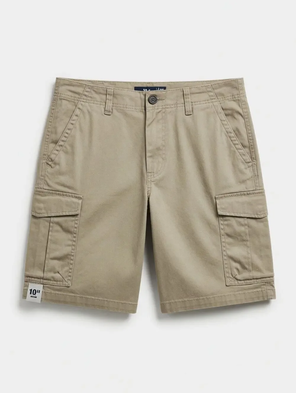 George At The Knee Cargo Shorts – Stone Wash